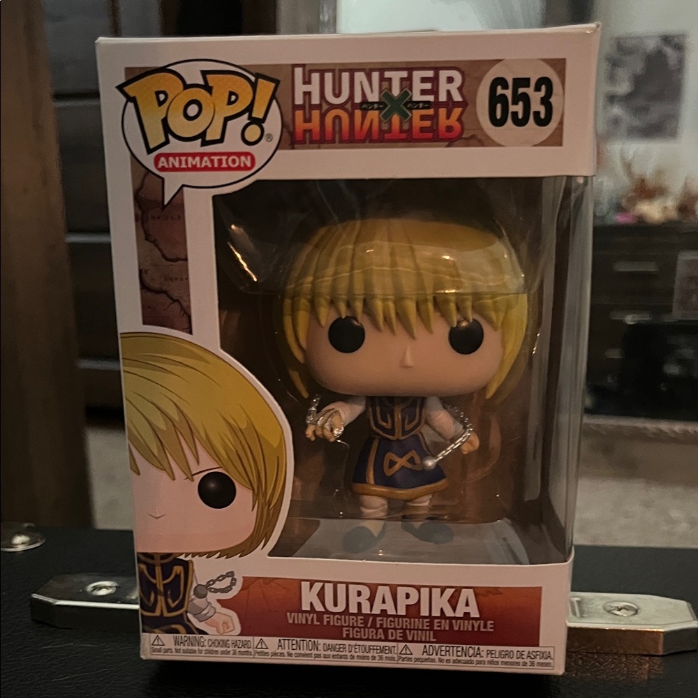 Funko Pop Animation Figure with Blonde and Blue Design